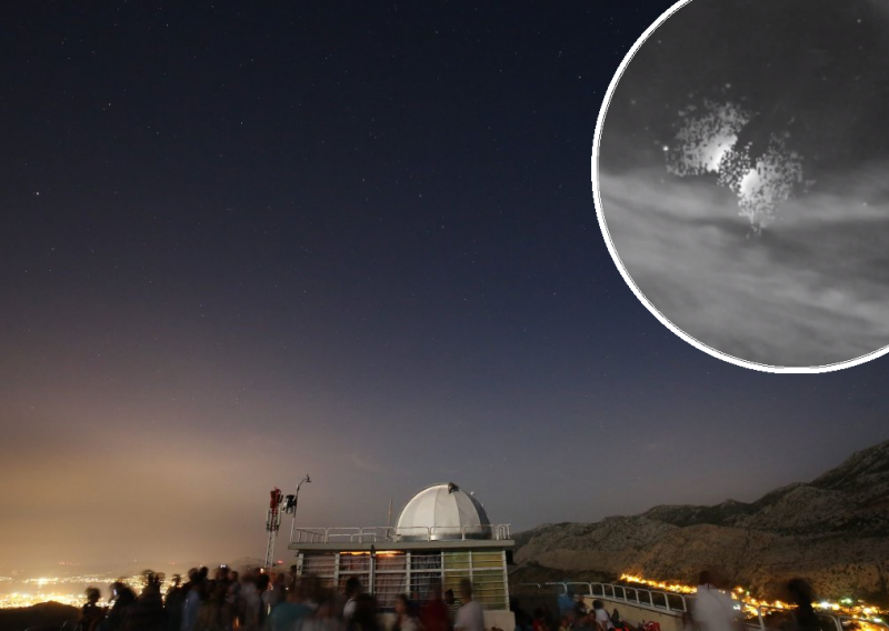 Astronomi na Mosoru snimili veličanstven prizor: pogledajte eksploziju meteora iznad Splita