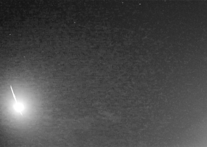 Meteor pao iznad Dalmacije, pogledajte snimku s Čiova