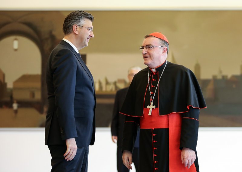 Susret kardinala Bozanića i premijera Plenkovića