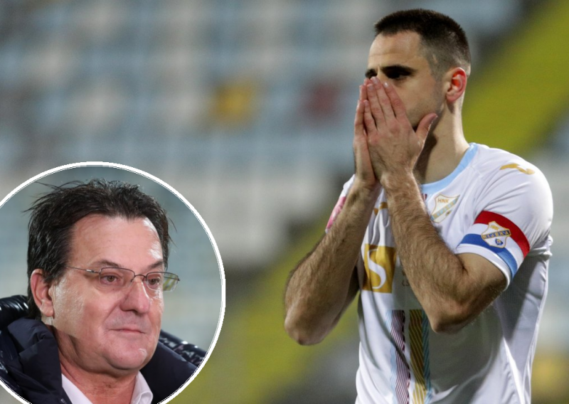 [VIDEO/FOTO] Ljutiti gazda Rijeke Damir Mišković oštro je kritizirao svoje nogometaše, a dotakao se i statusa trenera Simona Rožmana