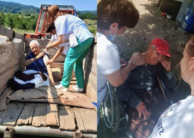 Makedonci na nogama zbog 'afere traktor'; ministar zdravstva se hvalio slikama cijepljenja ljudi na traktoru, pa ga zatrpali kritikama: 'Ovako se zaraze ljudi'