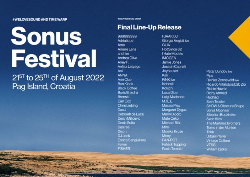 Skoro rasprodani Sonus festival objavio najbogatiji program do sad
