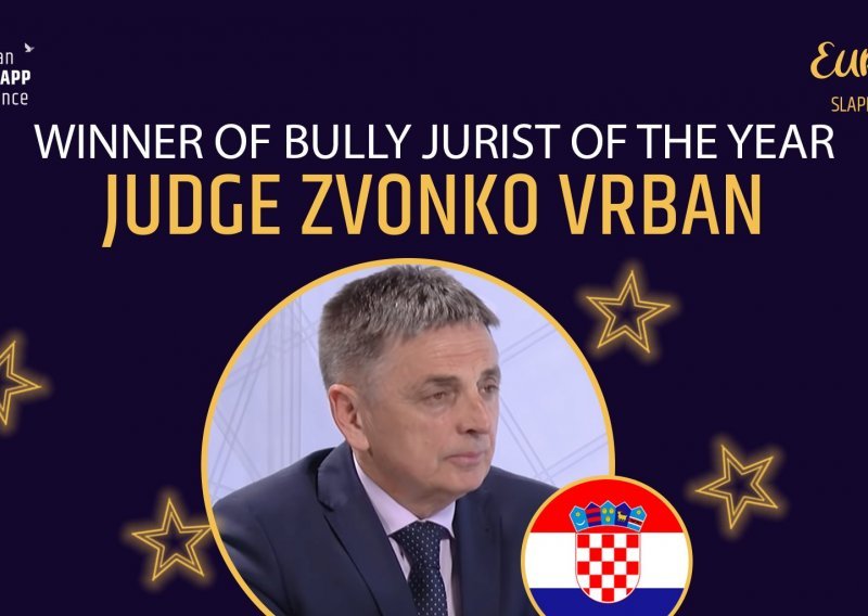 Osječki sudac Zvonko Vrban izabran za najvećeg europskog pravosudnog 'bullya'