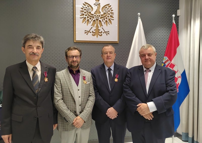 Poljska odlikovala trojicu hrvatskih građana Zlatnim križem za zasluge u razvoju suradnje