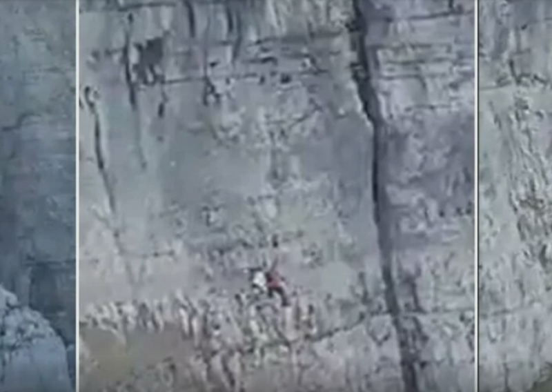 Hrvatska planinarka koja se zaglavila na litici kod Mostara prebačena u bolnicu
