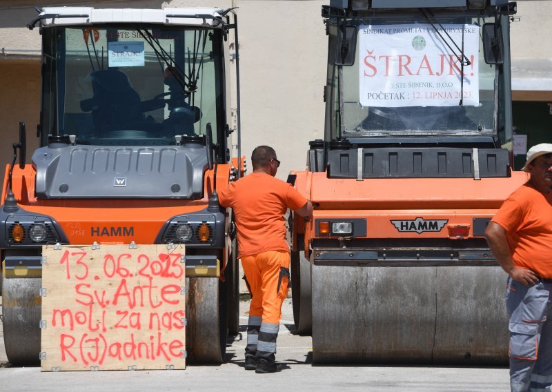 Potpora radnicima Cesta Šibenik: SSSH kreće u generalni štrajk solidarnosti