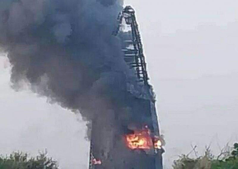 Vatra progutala neboder naftne kompanije u Kartumu