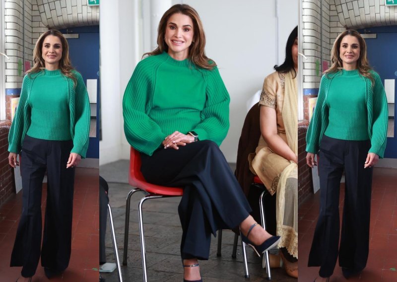 Ljepši džemper teško da je mogla odabrati: Kraljica Rania ponovno oduševljava stilom