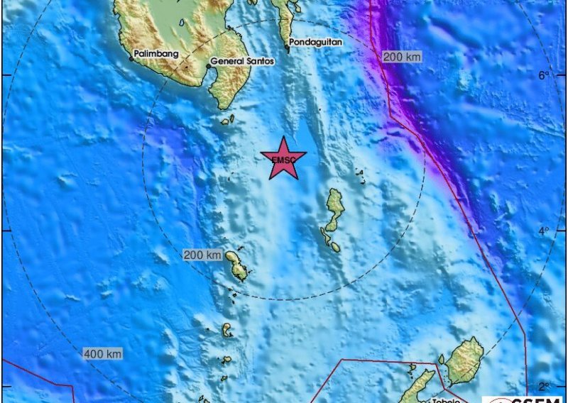 Potres jačine 6,8 pogodio Filipine, procjenjuje se mogućnost tsunamija