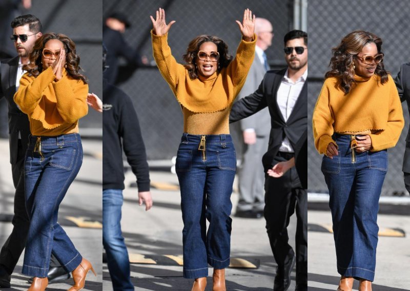 Oprah Winfrey nikad nije bila vitkija: U trapericama i uskom puloveru nije mogla proći nezapaženo