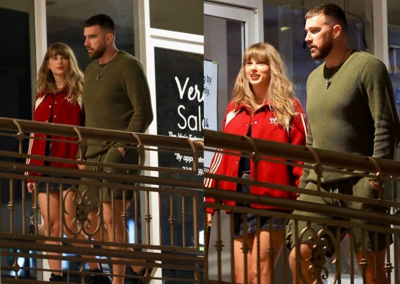 'Uhvaćeni' na spoju: Taylor Swift i Travis Kelce ove zaljubljene poglede nisu mogli sakriti