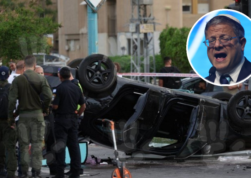 Auto ekstremnog izraelskog ministra završio na krovu, s njim je bila i kći