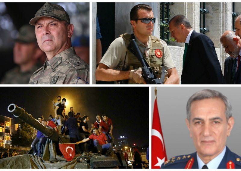 Ovo su generali koje Erdogan tereti za puč u Turskoj