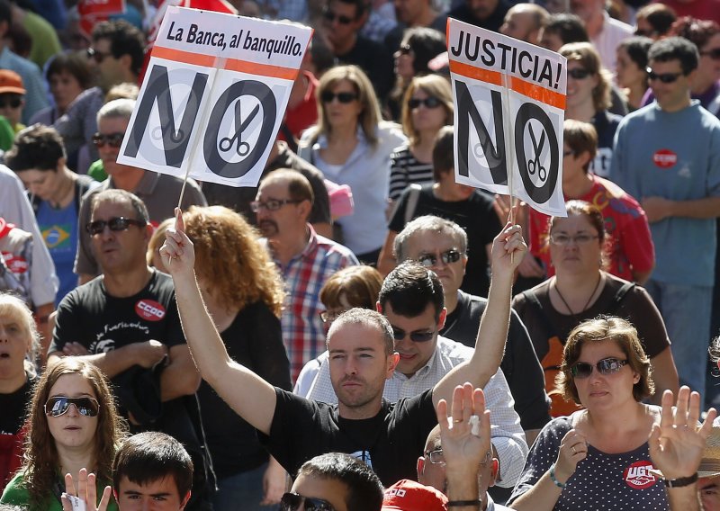 Tisuće prosvjednika u Madridu protiv mjera štednje