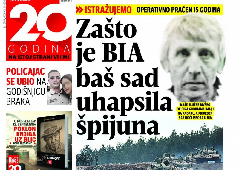 Srpski mediji likuju: Čolović propjevao i cinkao