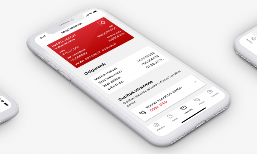 Nova mobilna aplikacija za klijente Wiener osiguranja