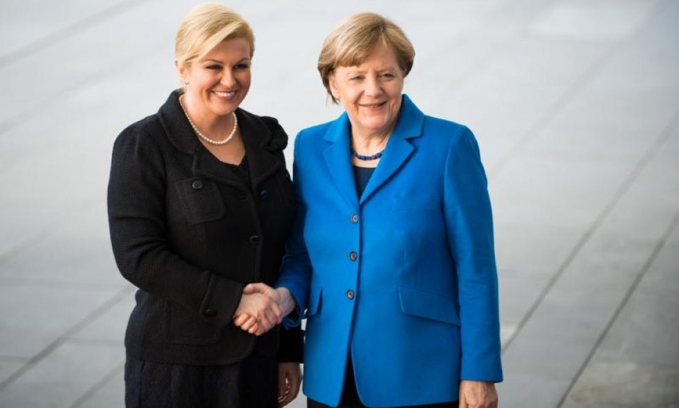 Kolinda Grabar-Kitarović i Angela Merkel