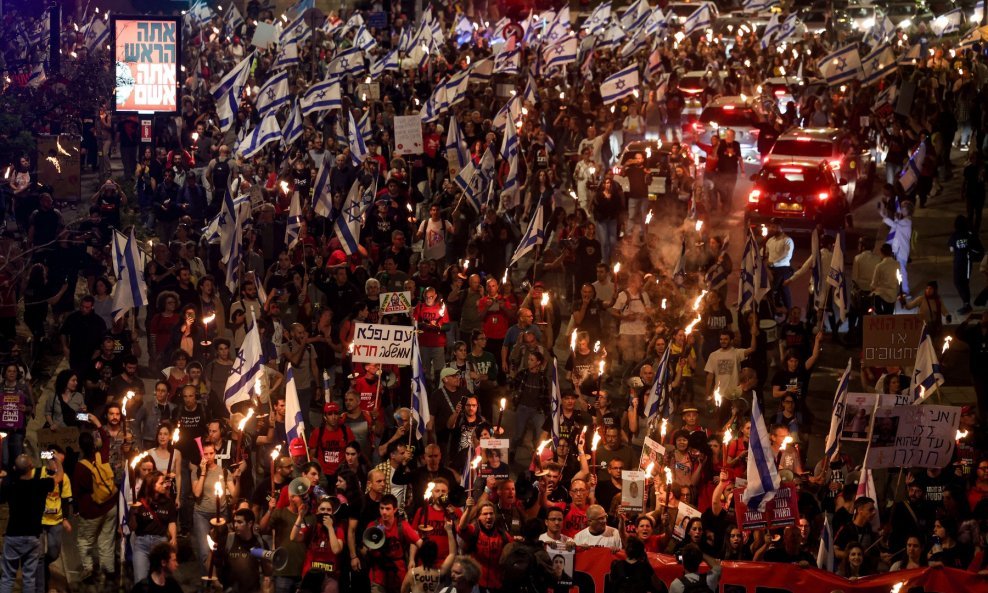 Prosvjedi protiv vlade u Izraelu