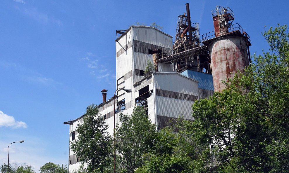 Napuštena tvornica - ilustracija