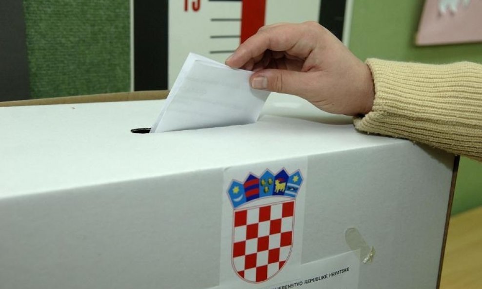 Biračka kutija glasački listić