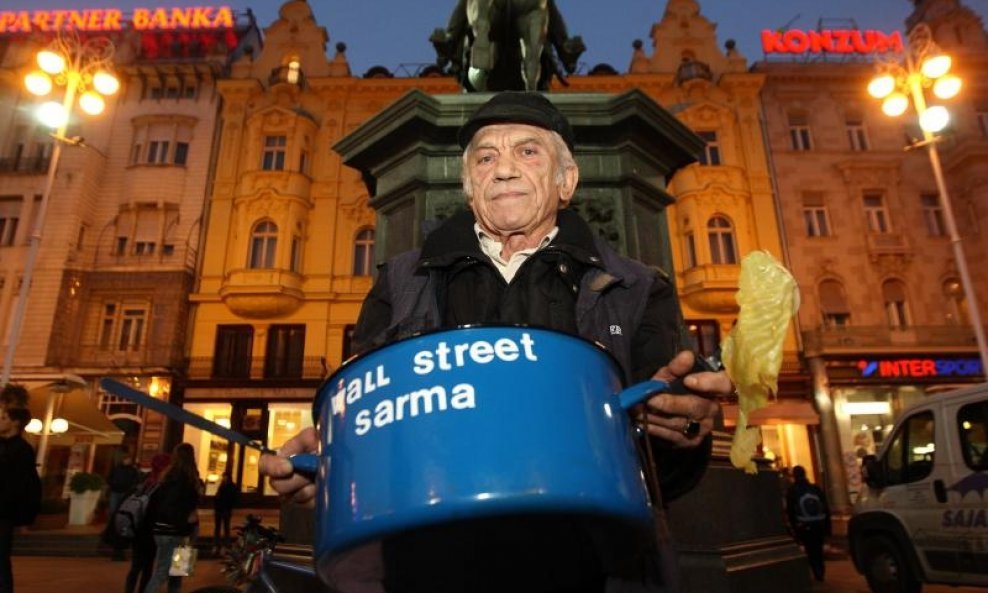 Prosvjed protiv kapitalizma u Zagrebu 2011.
