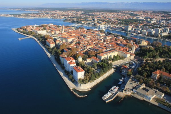 Zadar iz ptičje perspektive  