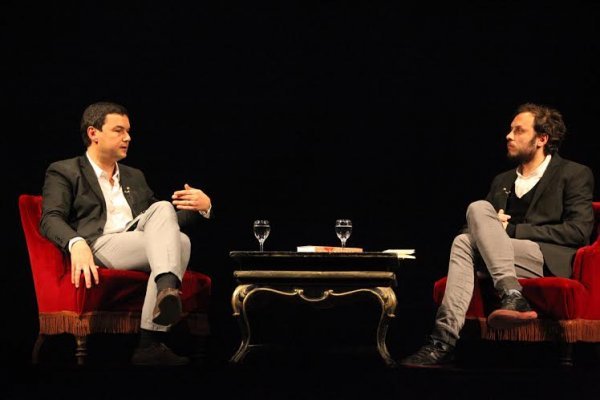 Srećko Horvat i Tomas Piketty, Filozofski teatar 2014. Mara Bratoš